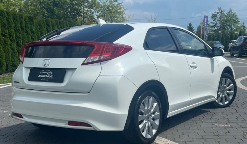 Honda Civic 1.8 i-VTEC Sport BIAŁA PERŁA KAMERA GRZANE FOTELE TEMPOMAT SERWISOWANA BEZWYPADKOWA GWARANCJA full