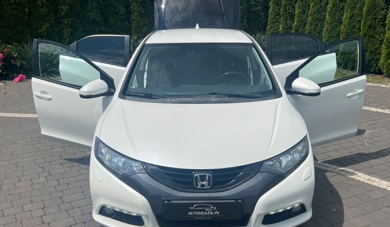 Honda Civic 1.8 i-VTEC Sport BIAŁA PERŁA KAMERA GRZANE FOTELE TEMPOMAT SERWISOWANA BEZWYPADKOWA GWARANCJA full