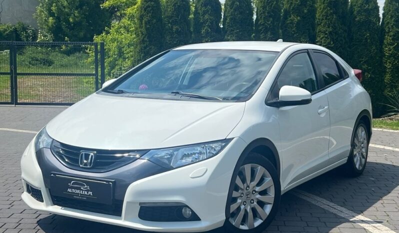 Honda Civic 1.8 i-VTEC Sport BIAŁA PERŁA KAMERA GRZANE FOTELE TEMPOMAT SERWISOWANA BEZWYPADKOWA GWARANCJA full