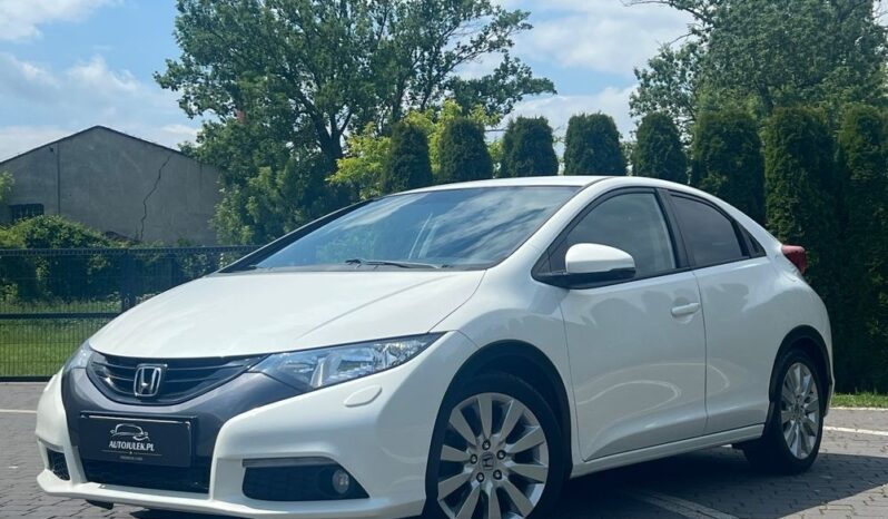 Honda Civic 1.8 i-VTEC Sport BIAŁA PERŁA KAMERA GRZANE FOTELE TEMPOMAT SERWISOWANA BEZWYPADKOWA GWARANCJA full