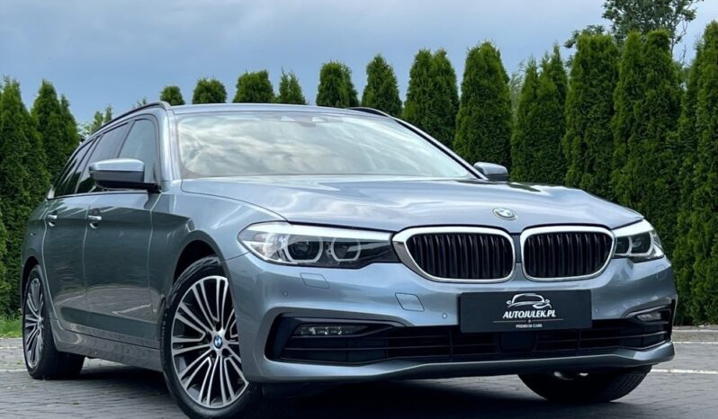BMW Seria 5 520d Touring Sport Line NAVI KAMERA WIRTUALNE ZEGARY PÓŁSKÓRA SERWISOWANA BEZWYPADKOWA GWARANCJA full