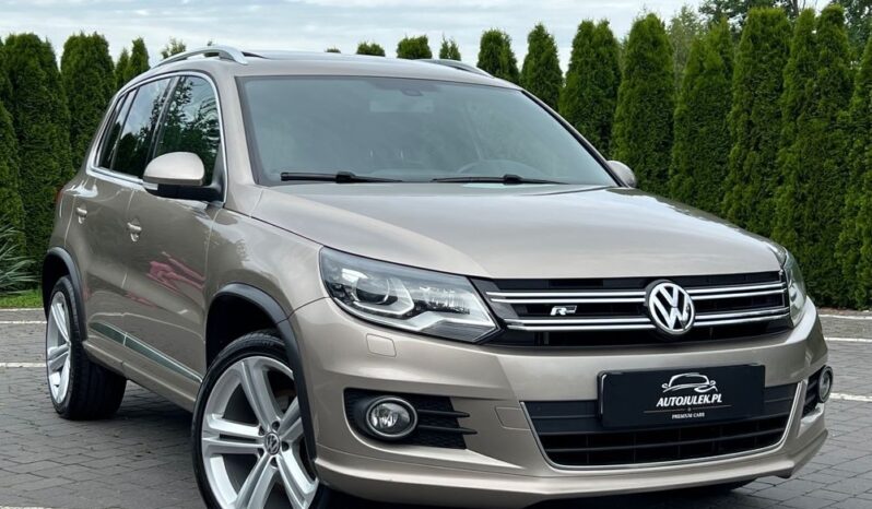 Volkswagen Tiguan 1.4 TSI 4Mot R-LINE PANORAMA SKÓRA XENON LEDY KAMERA SERWISOWANY BEZWYPADKOWY GWARANCJA full