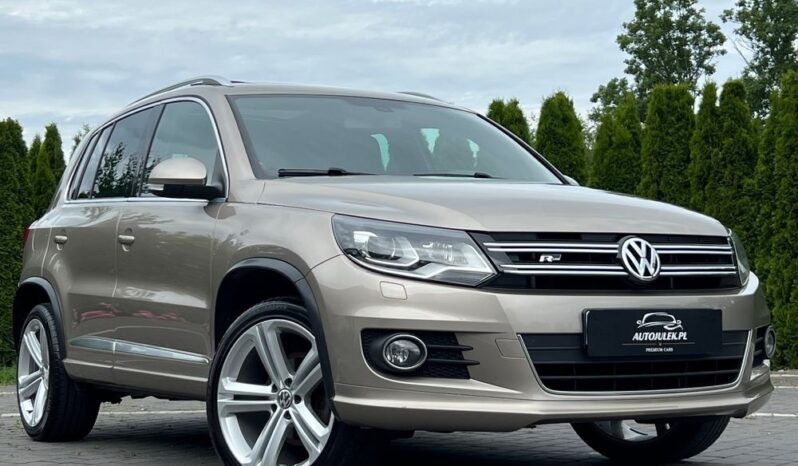 Volkswagen Tiguan 1.4 TSI 4Mot R-LINE PANORAMA SKÓRA XENON LEDY KAMERA SERWISOWANY BEZWYPADKOWY GWARANCJA full