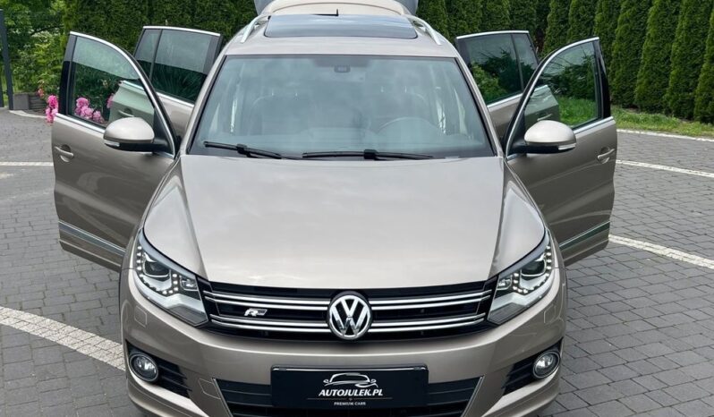 Volkswagen Tiguan 1.4 TSI 4Mot R-LINE PANORAMA SKÓRA XENON LEDY KAMERA SERWISOWANY BEZWYPADKOWY GWARANCJA full