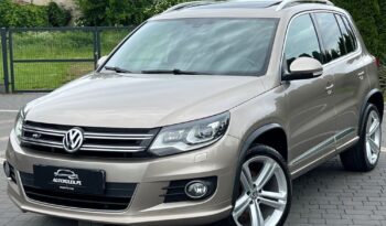Volkswagen Tiguan 1.4 TSI 4Mot R-LINE PANORAMA SKÓRA XENON LEDY KAMERA SERWISOWANY BEZWYPADKOWY GWARANCJA full