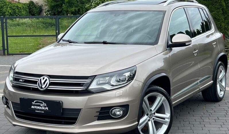 Volkswagen Tiguan 1.4 TSI 4Mot R-LINE PANORAMA SKÓRA XENON LEDY KAMERA SERWISOWANY BEZWYPADKOWY GWARANCJA full