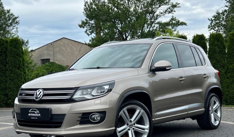 Volkswagen Tiguan 1.4 TSI 4Mot R-LINE PANORAMA SKÓRA XENON LEDY KAMERA SERWISOWANY BEZWYPADKOWY GWARANCJA full