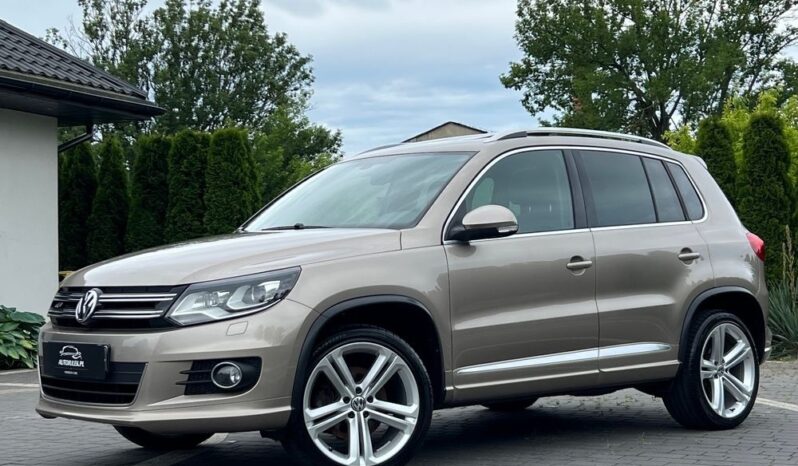 Volkswagen Tiguan 1.4 TSI 4Mot R-LINE PANORAMA SKÓRA XENON LEDY KAMERA SERWISOWANY BEZWYPADKOWY GWARANCJA full