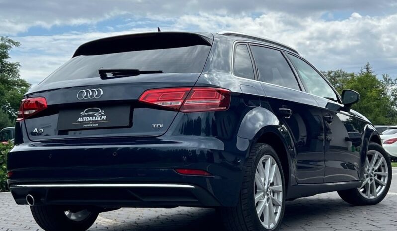 Audi A3 1.6 TDI Sportback S tronic NAVI KAMERA PÓŁSKÓRA BIXENON 2xPDC SERWISOWANA BEZWYPADKOWA GWARANCJA full