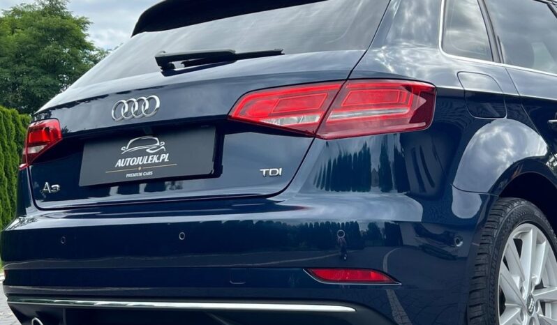 Audi A3 1.6 TDI Sportback S tronic NAVI KAMERA PÓŁSKÓRA BIXENON 2xPDC SERWISOWANA BEZWYPADKOWA GWARANCJA full