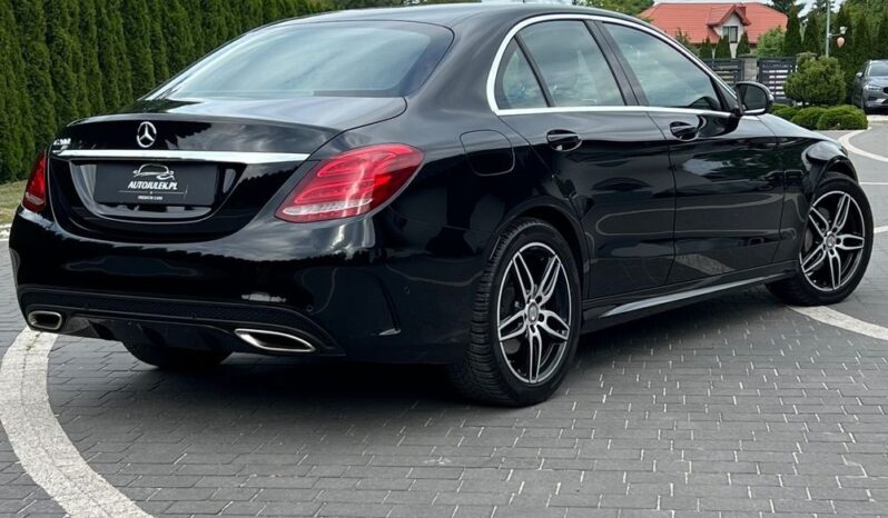 Mercedes-Benz Klasa C 200 7G-TRONIC AMG Line SKÓRA GRZANE FOTELE SERWISOWANY BEZWYPADKOWY GWARANCJA full