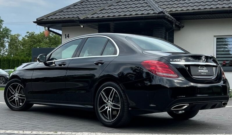 Mercedes-Benz Klasa C 200 7G-TRONIC AMG Line SKÓRA GRZANE FOTELE SERWISOWANY BEZWYPADKOWY GWARANCJA full