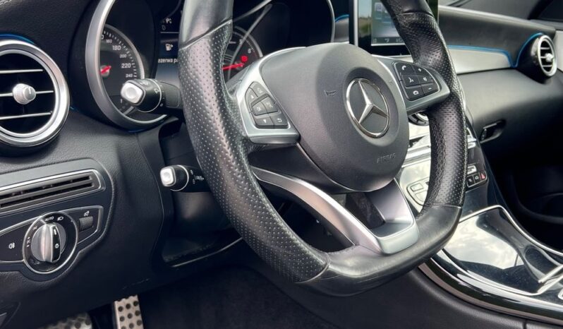 Mercedes-Benz Klasa C 200 7G-TRONIC AMG Line SKÓRA GRZANE FOTELE SERWISOWANY BEZWYPADKOWY GWARANCJA full