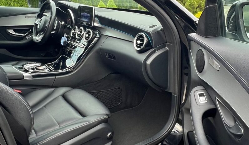 Mercedes-Benz Klasa C 200 7G-TRONIC AMG Line SKÓRA GRZANE FOTELE SERWISOWANY BEZWYPADKOWY GWARANCJA full