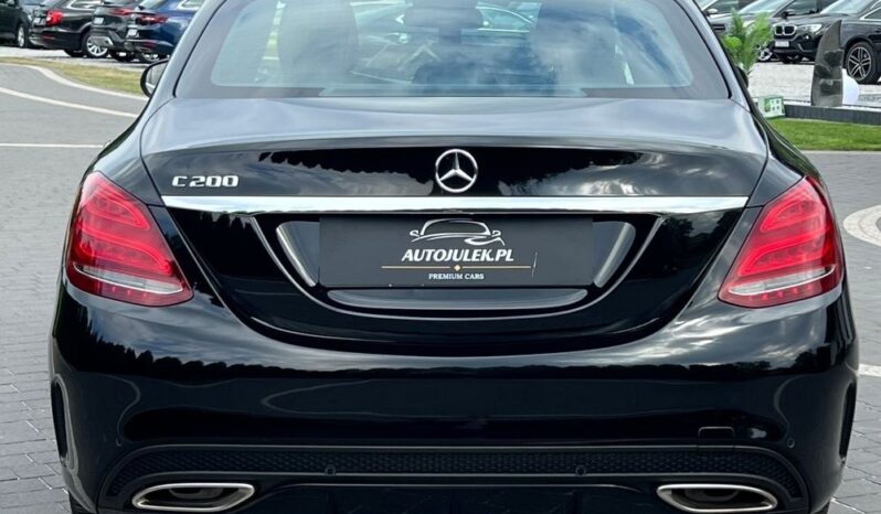 Mercedes-Benz Klasa C 200 7G-TRONIC AMG Line SKÓRA GRZANE FOTELE SERWISOWANY BEZWYPADKOWY GWARANCJA full