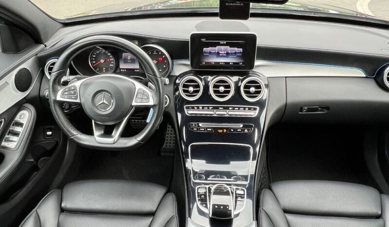Mercedes-Benz Klasa C 200 7G-TRONIC AMG Line SKÓRA GRZANE FOTELE SERWISOWANY BEZWYPADKOWY GWARANCJA full