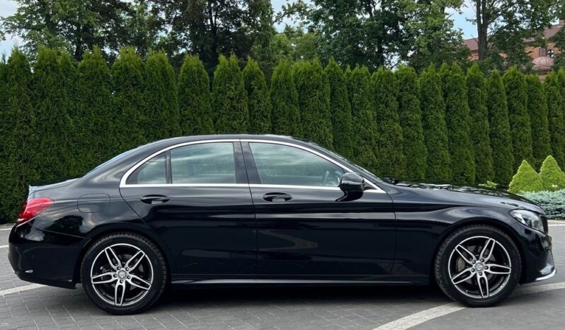 Mercedes-Benz Klasa C 200 7G-TRONIC AMG Line SKÓRA GRZANE FOTELE SERWISOWANY BEZWYPADKOWY GWARANCJA full