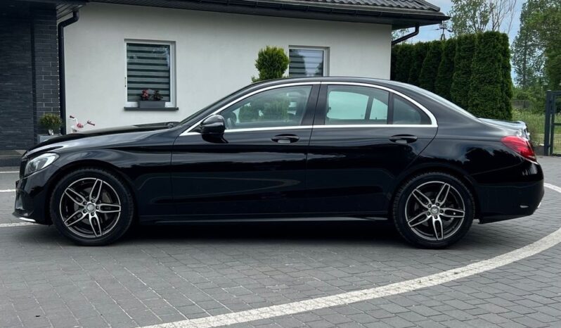 Mercedes-Benz Klasa C 200 7G-TRONIC AMG Line SKÓRA GRZANE FOTELE SERWISOWANY BEZWYPADKOWY GWARANCJA full