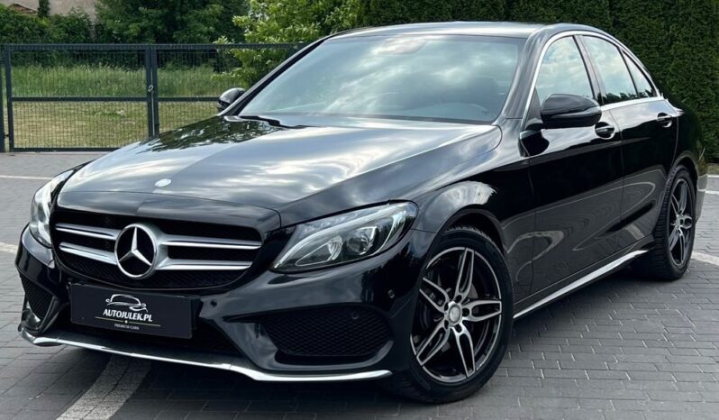 Mercedes-Benz Klasa C 200 7G-TRONIC AMG Line SKÓRA GRZANE FOTELE SERWISOWANY BEZWYPADKOWY GWARANCJA full