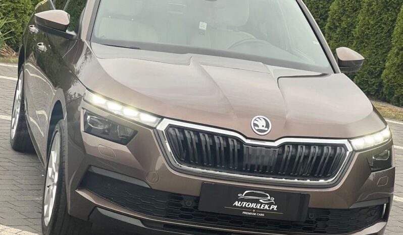 Skoda Kamiq DSG PANORAMA SKÓRA FULL LED EL FOTEL EL KLAPA KEYLESS BLISS GRZANE FOTELE GWARANCJA full