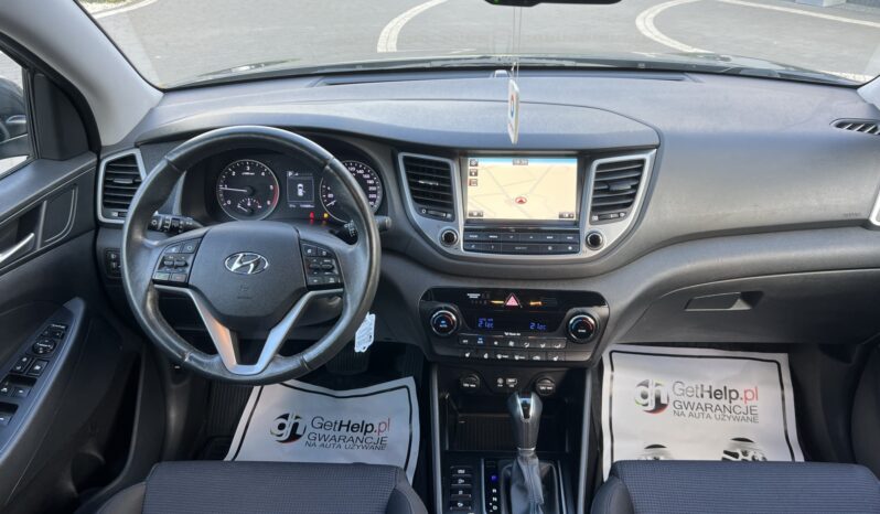 HYUNDAI TUCSON 1.7CRDI 141KM AUTOMAT NAVI KAMERA GRZANE FOTELE SERWISOWANY BEZWYPADKOWY GWARANCJA ZAREJESTROWANY full