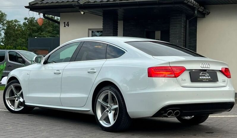 Audi A5 Sportback 2.0 TDI Quattro S tronic S-line Xenon Navi Kamera GrzaneFotele BiałaPerła Serwisowana Bezwypadkowa full