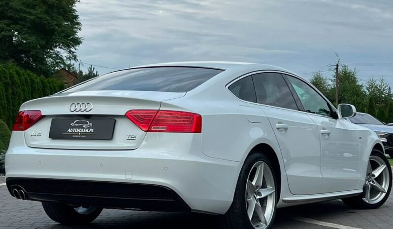 Audi A5 Sportback 2.0 TDI Quattro S tronic S-line Xenon Navi Kamera GrzaneFotele BiałaPerła Serwisowana Bezwypadkowa full