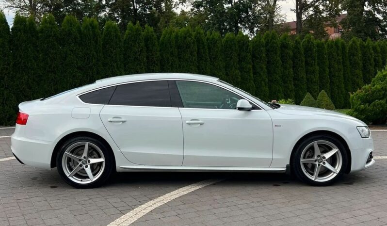 Audi A5 Sportback 2.0 TDI Quattro S tronic S-line Xenon Navi Kamera GrzaneFotele BiałaPerła Serwisowana Bezwypadkowa full