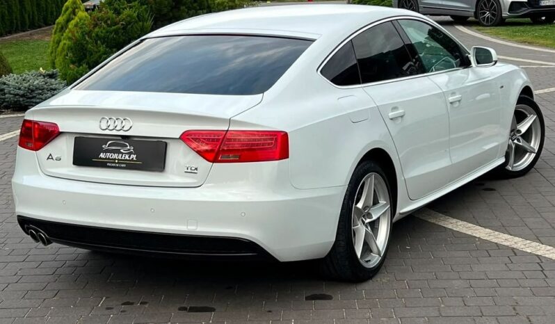 Audi A5 Sportback 2.0 TDI Quattro S tronic S-line Xenon Navi Kamera GrzaneFotele BiałaPerła Serwisowana Bezwypadkowa full