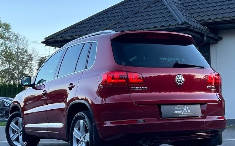 Volkswagen Tiguan 2.0 TDI 4Mot R-Style DSG Panorama Bixenon Skóra Grzane Fotele Serwisowany Bezwypadkowy Gwarancja full
