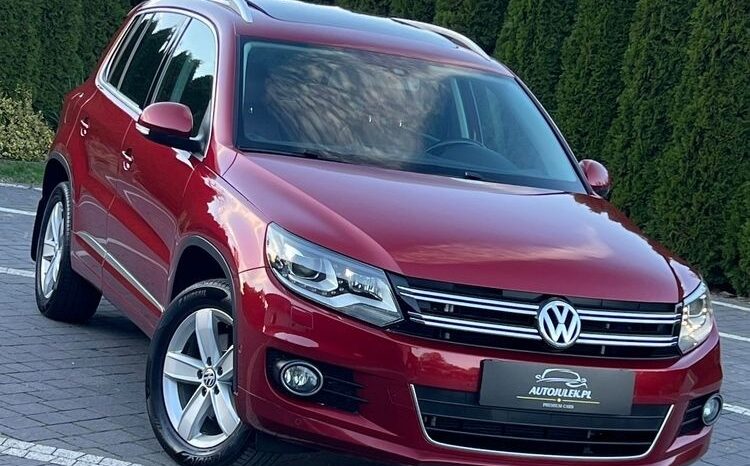 Volkswagen Tiguan 2.0 TDI 4Mot R-Style DSG Panorama Bixenon Skóra Grzane Fotele Serwisowany Bezwypadkowy Gwarancja full