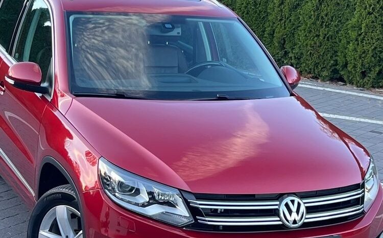 Volkswagen Tiguan 2.0 TDI 4Mot R-Style DSG Panorama Bixenon Skóra Grzane Fotele Serwisowany Bezwypadkowy Gwarancja full