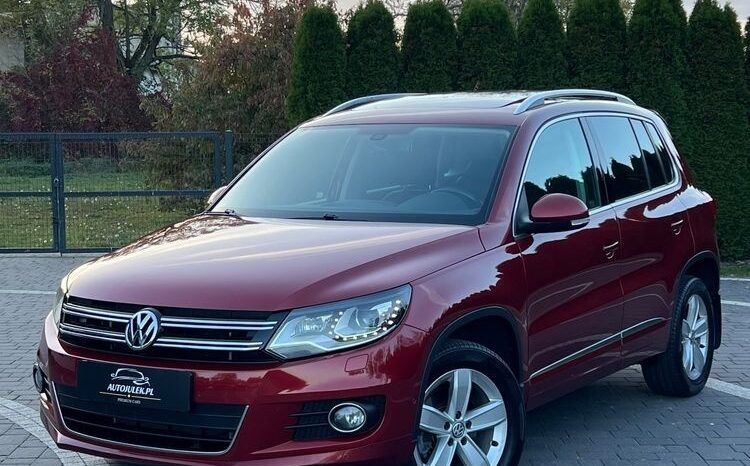 Volkswagen Tiguan 2.0 TDI 4Mot R-Style DSG Panorama Bixenon Skóra Grzane Fotele Serwisowany Bezwypadkowy Gwarancja full